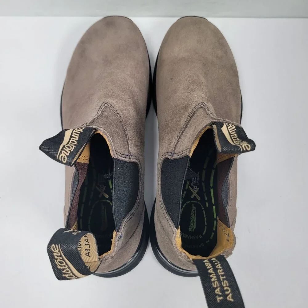 Blundstone 2145 Men's Rustic Brown Suede Chelsea Boots US Size 8.5 - Picture 5 of 9